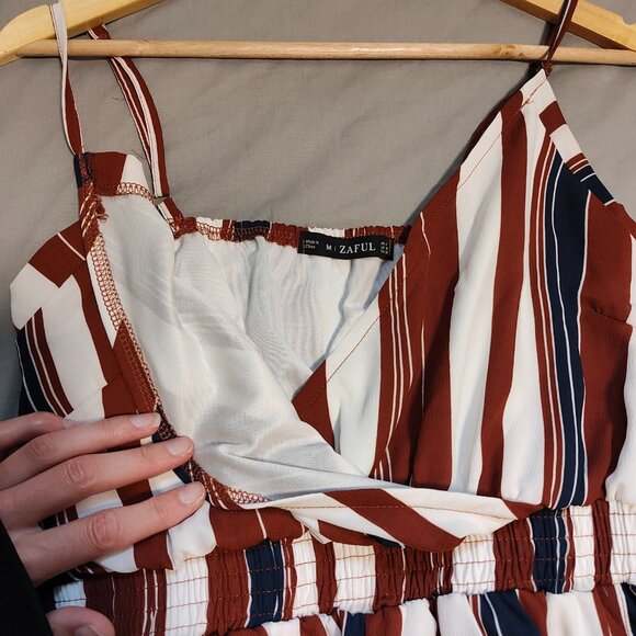 Striped Zaful Romper - Sz 6 - Picture 9 of 9